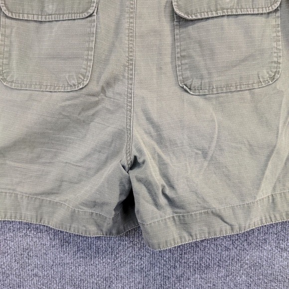 GAP Factory Store Women's Chino Shorts Green Size 12 100% Cotton Slash Pockets - Picture 4 of 12